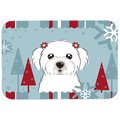 Carolines Treasures Winter Holiday Maltese Mouse Pad- Hot Pad and Trivet BB1704MP